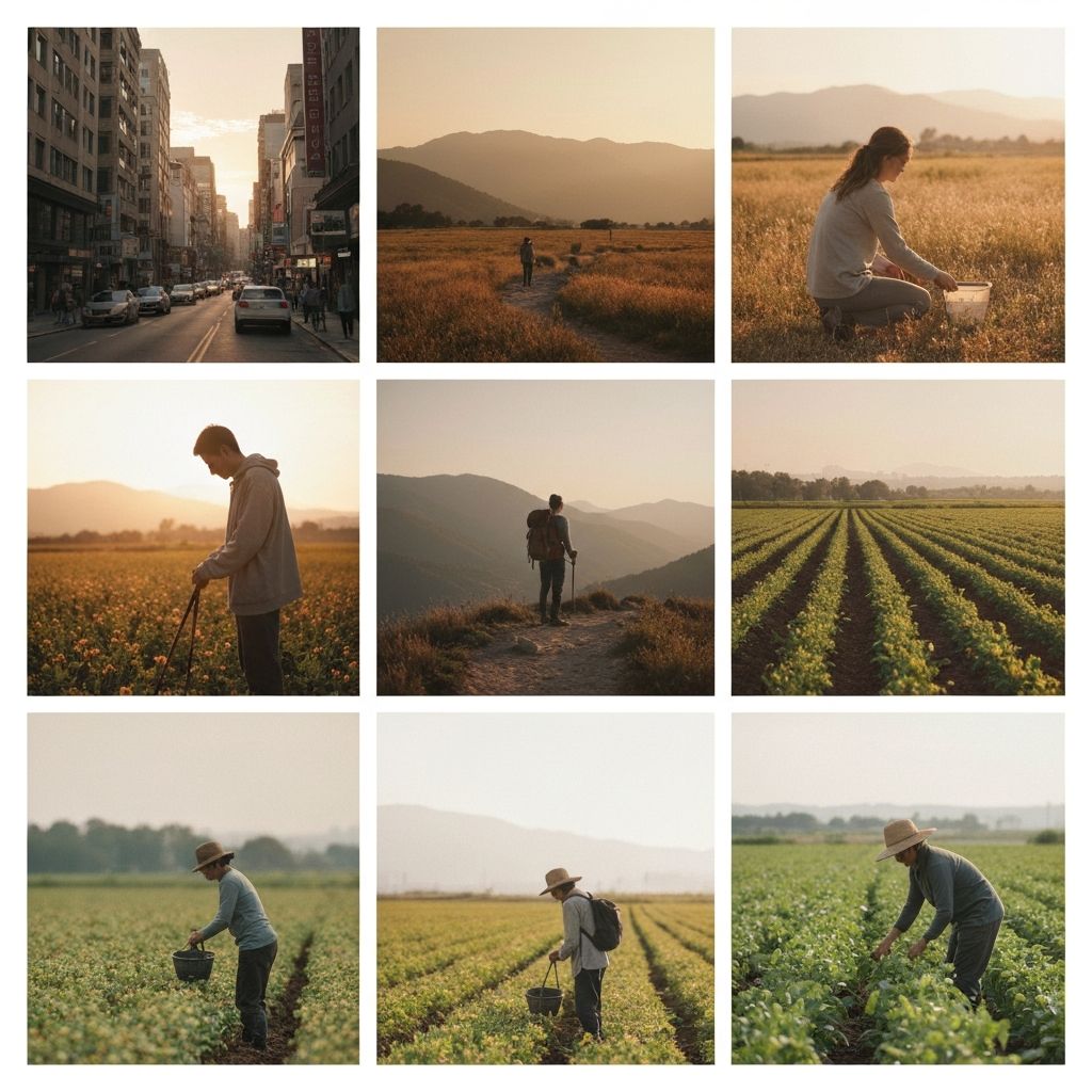 Abstract representation showing individual variability in routines